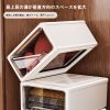 引き出し式衣類収納キャビネット 透明 積み重ね可能 詳細写真