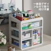 収納キャビネット 引き出し式 プラスチック製 サイズ図