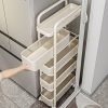 隙間収納ラック スリム キッチン用 冷蔵庫サイド メイン画像